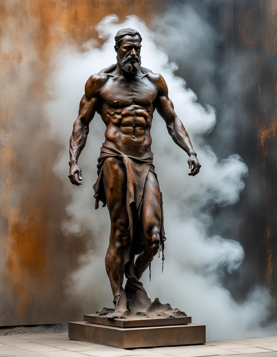 Sculptures Metals Statue 11 AI Generated Artwork NightCafe