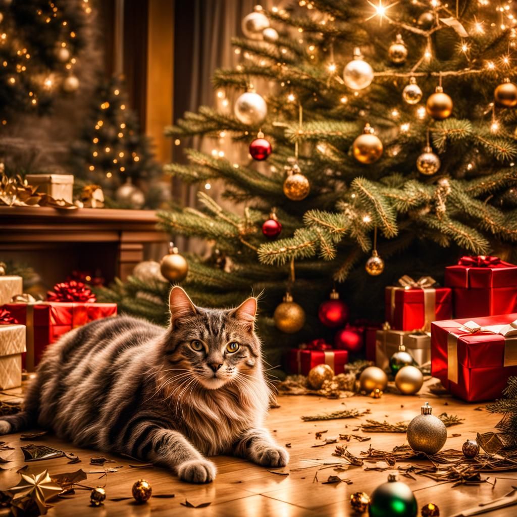 Meow-y CatMess  by @KatherineTheOkay