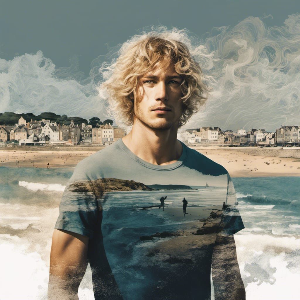 Surfer dude AI Generated Artwork NightCafe Creator
