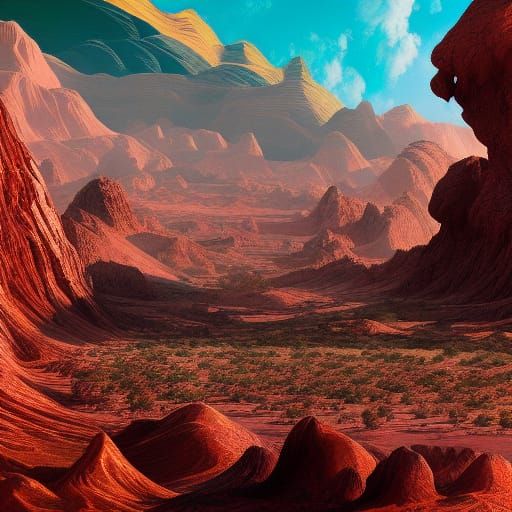 color mountain