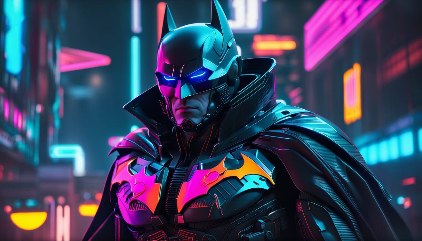 Futuristic Batman - AI Generated Artwork - NightCafe Creator