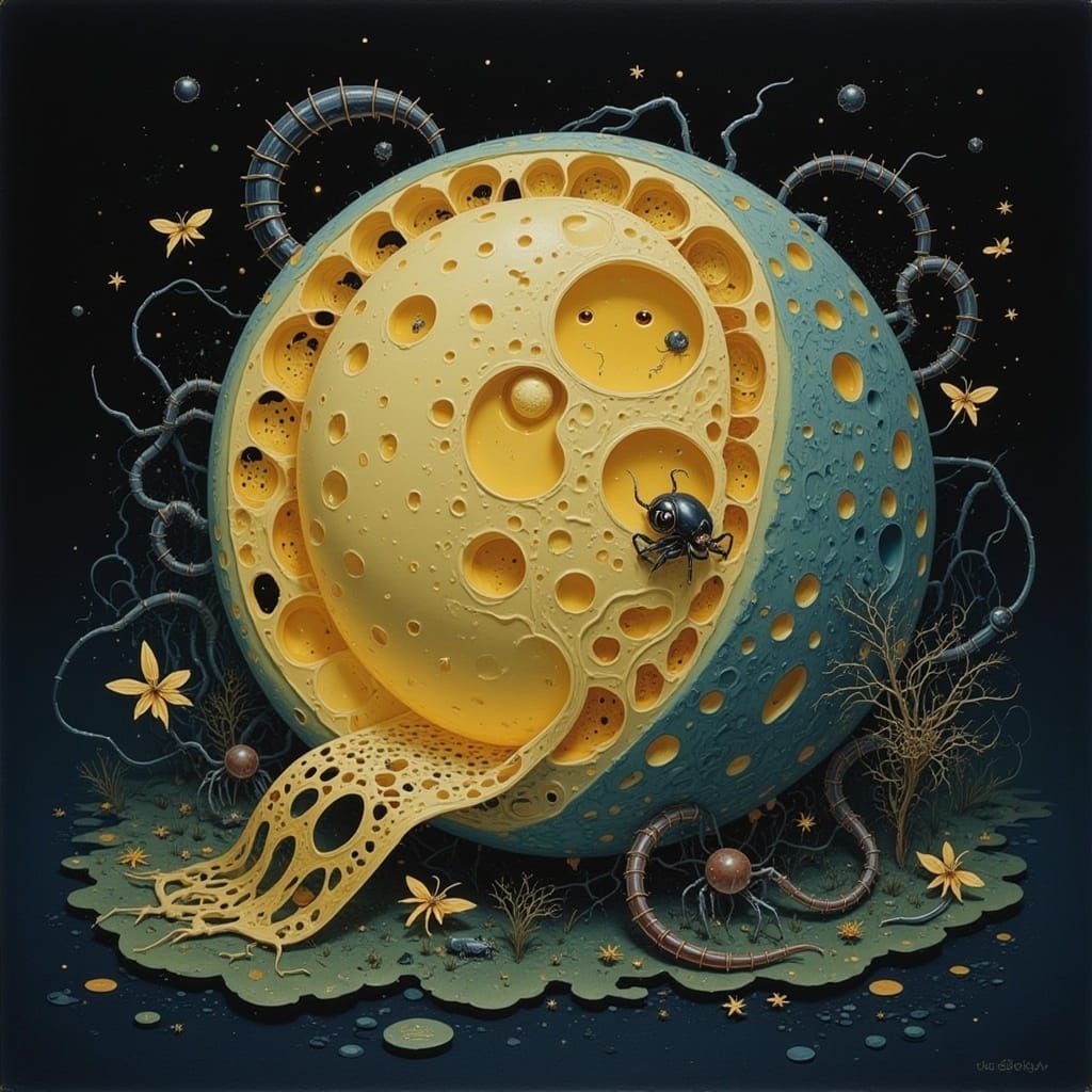 <lora:CHIMERA SAVAGE:1.0> Cheese moon 