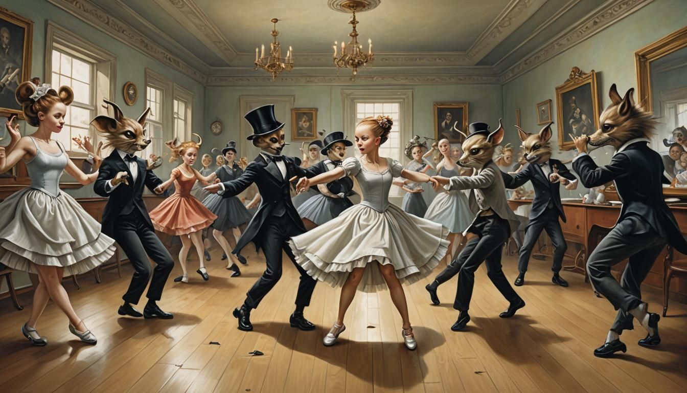 The Dance Class by greg simkins