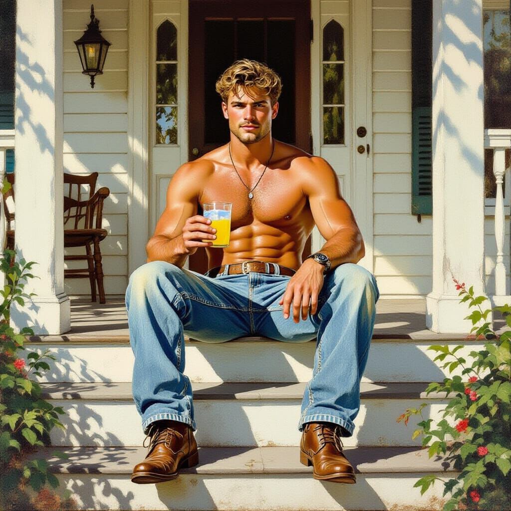 A Hot Summer Day On The Farm