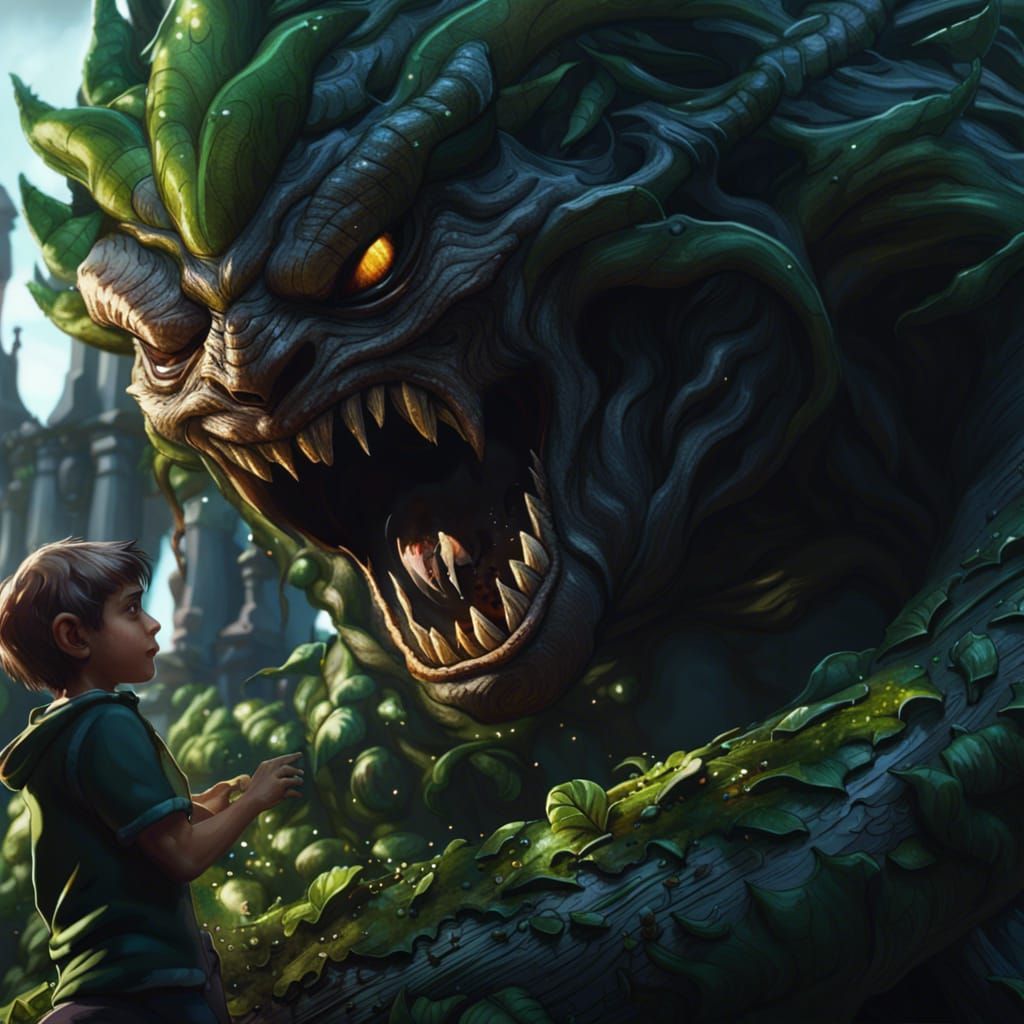 Jack and the Killer Beanstalk.  by @undefined