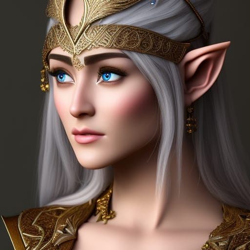 Elvish Princess - AI Generated Artwork - NightCafe Creator