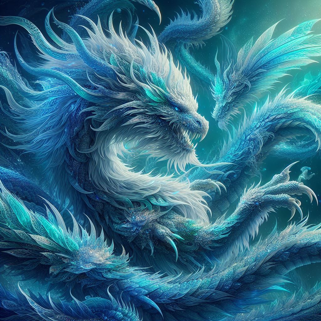 Ice Dragon  by @John Shadeslayer