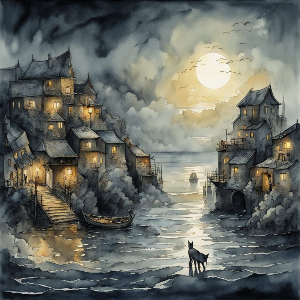 Sea Village   by @Verna-Ann Swaine