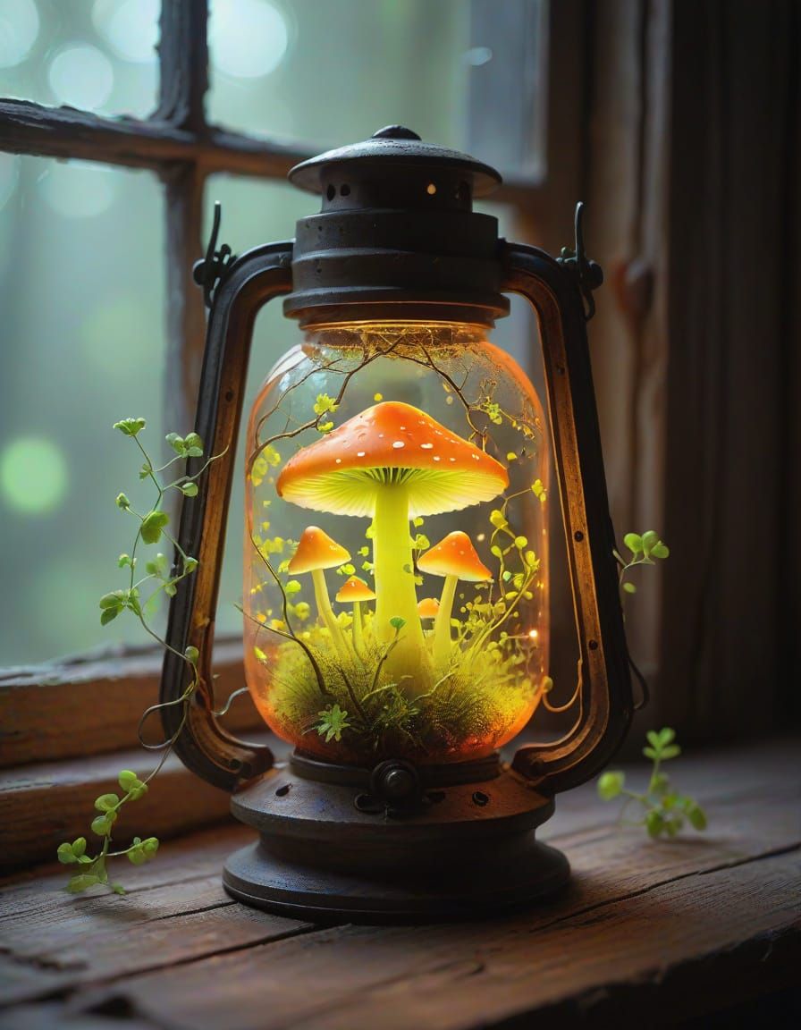 Old lantern got life.   by @Hit moments