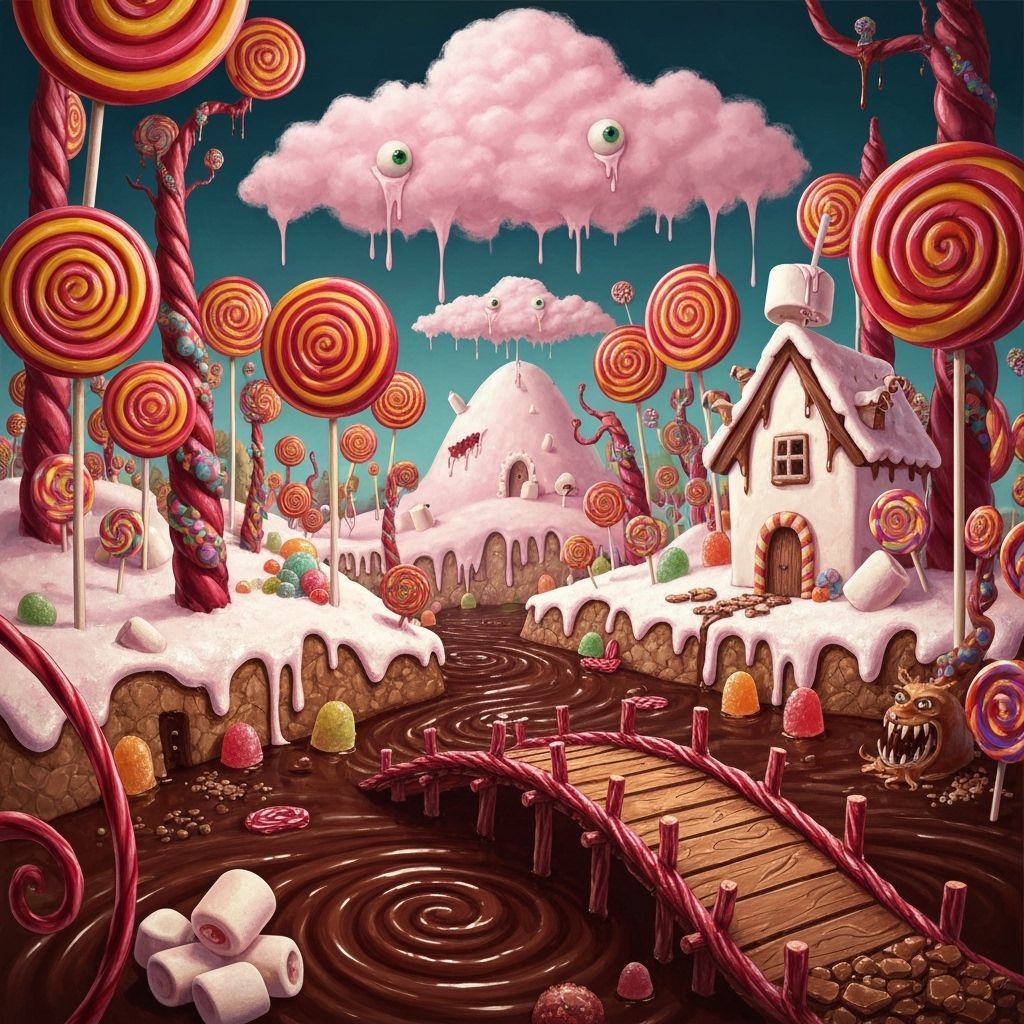 Twisted Candy World  by @Carl Sabanski