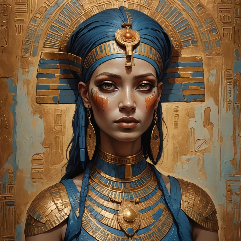 Egyptian goddess - AI Generated Artwork - NightCafe Creator