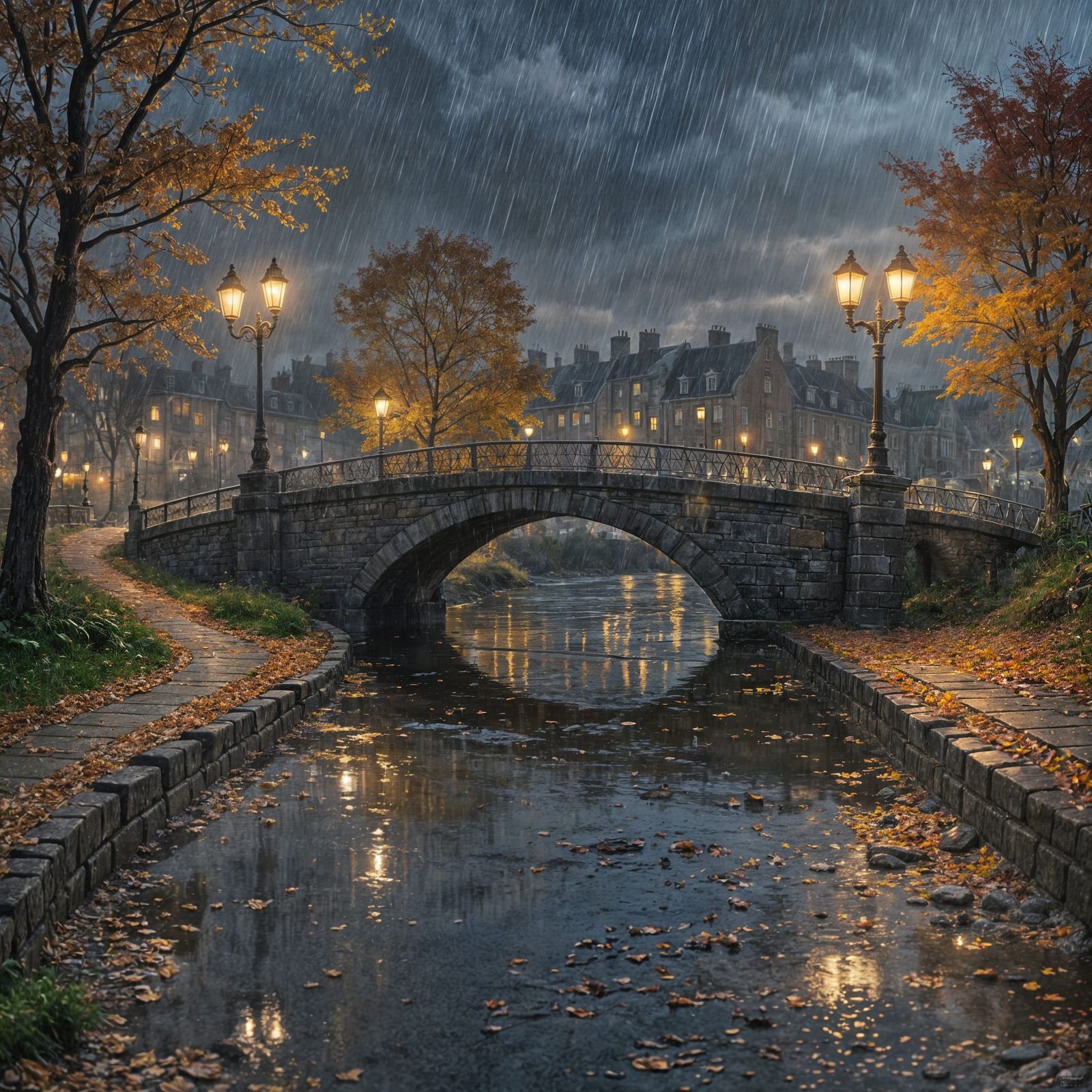 Rainy evening   by @Shintu
