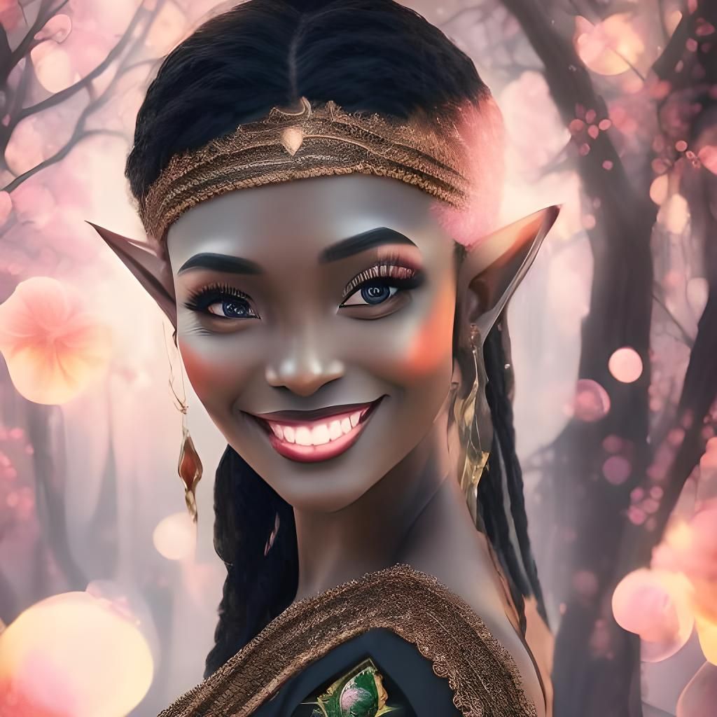 Black Elf among Blossoms - 1.5