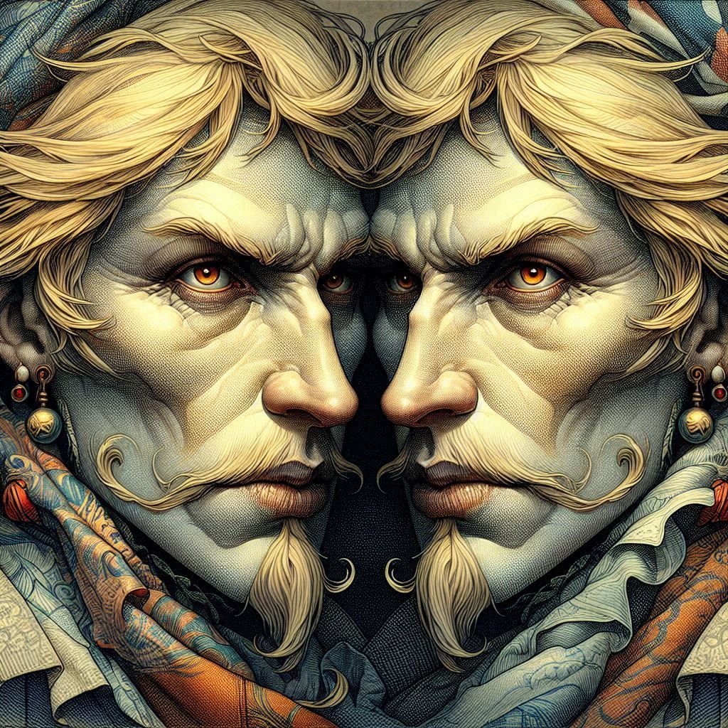 Duality in Expression: Doppelgänger's Gaze