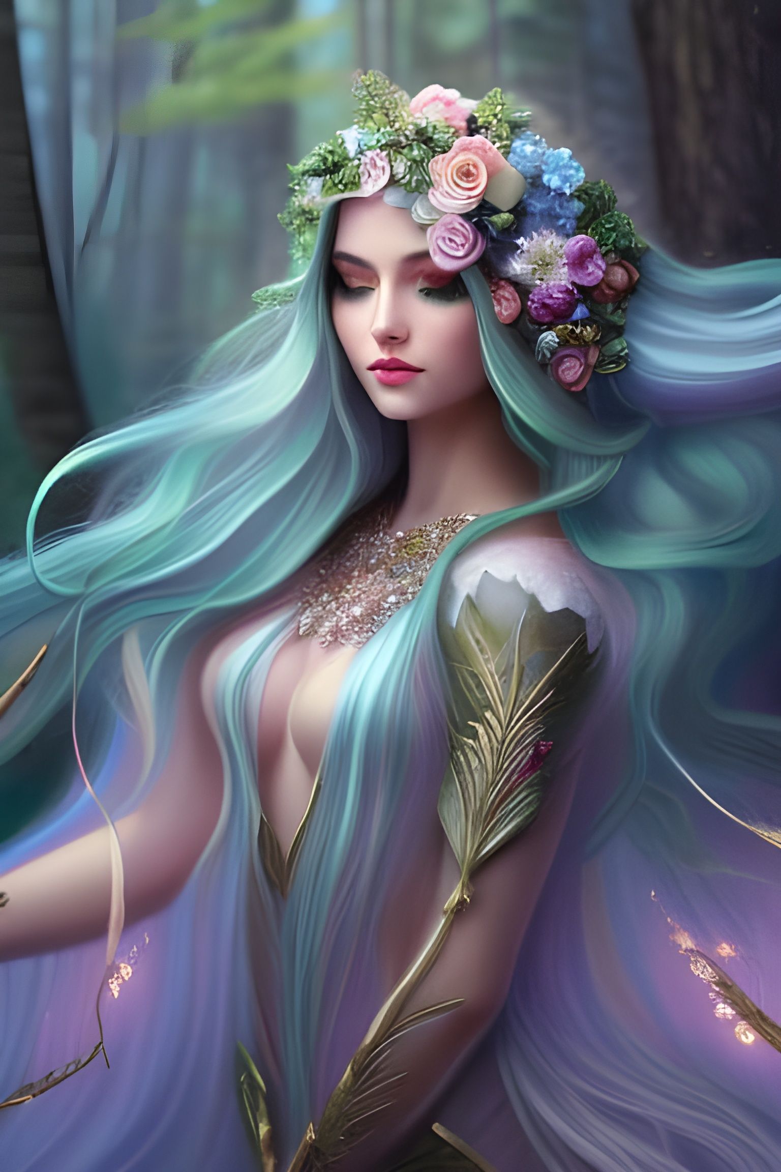 Enchanting Forest Elf  by @Polaris