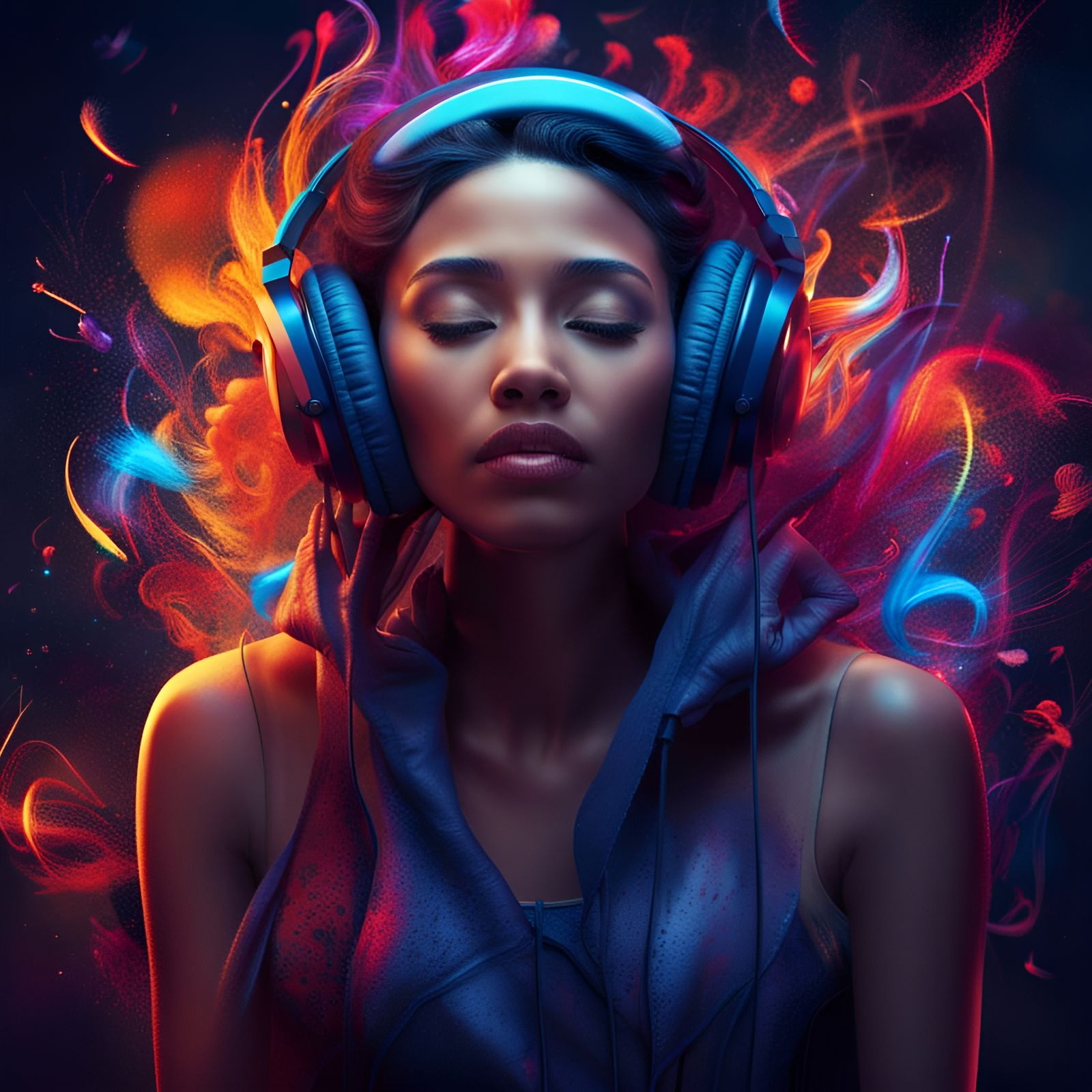 Feeling the true emotions of music - AI Generated Artwork - NightCafe ...