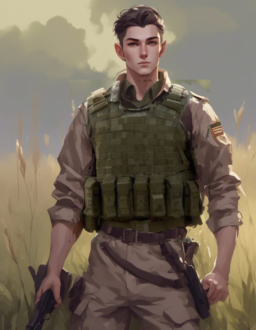An elf military infantry soldier.