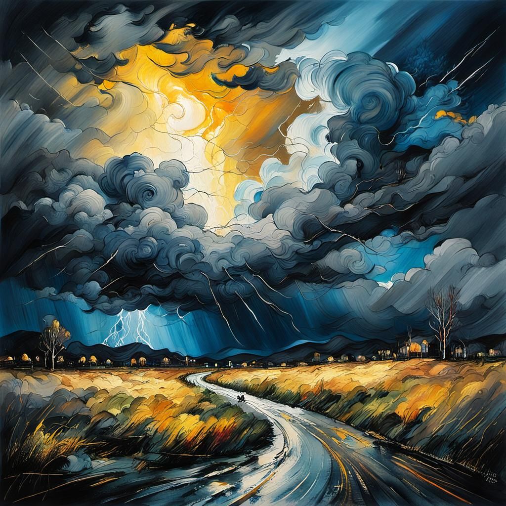 Thunderstorm   by @Sumaya Ali