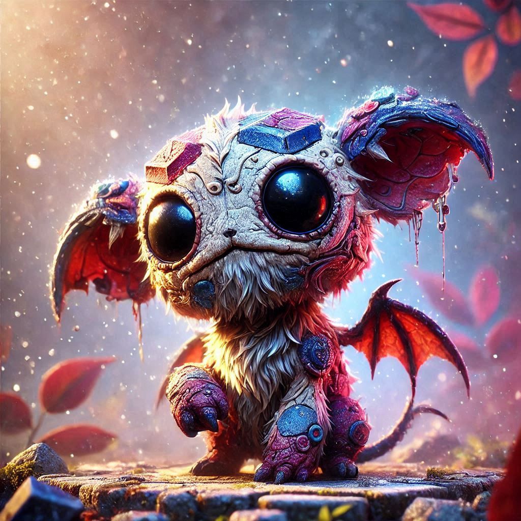 adorable fairy-tale fantasy creature portrait..