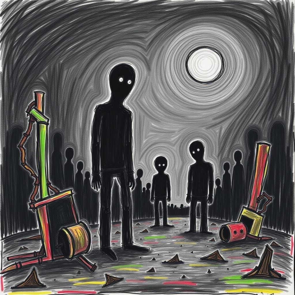  <lora:DysTurbd CryoNz:1.0> Slenderman