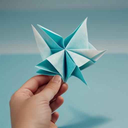 Origami Papercraft in Soft Focus