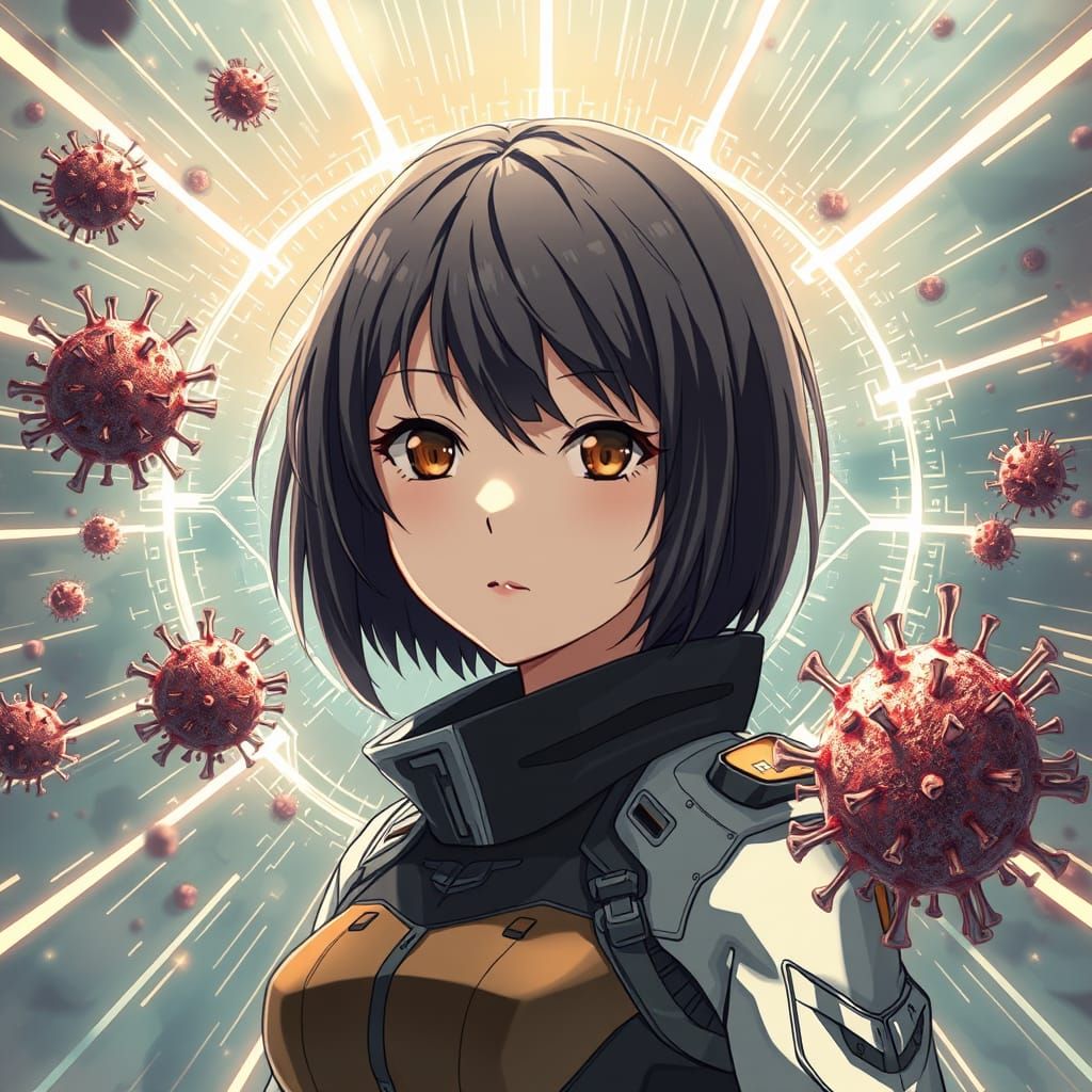 Erasing viruses with magical light✨