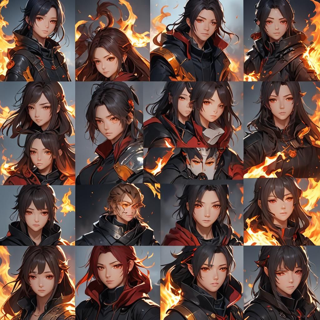 Firey Portraits