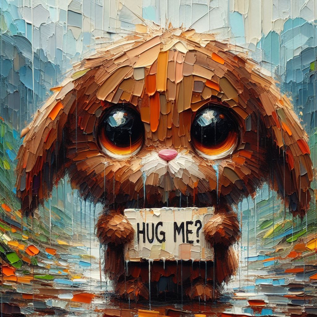 Brown bunny needing hugs