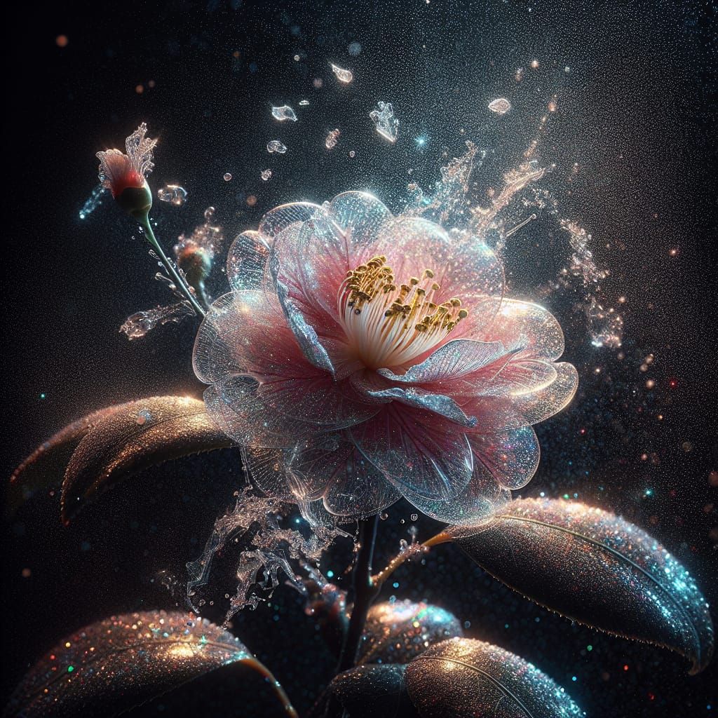 Camellia Japonica  by @Valentin