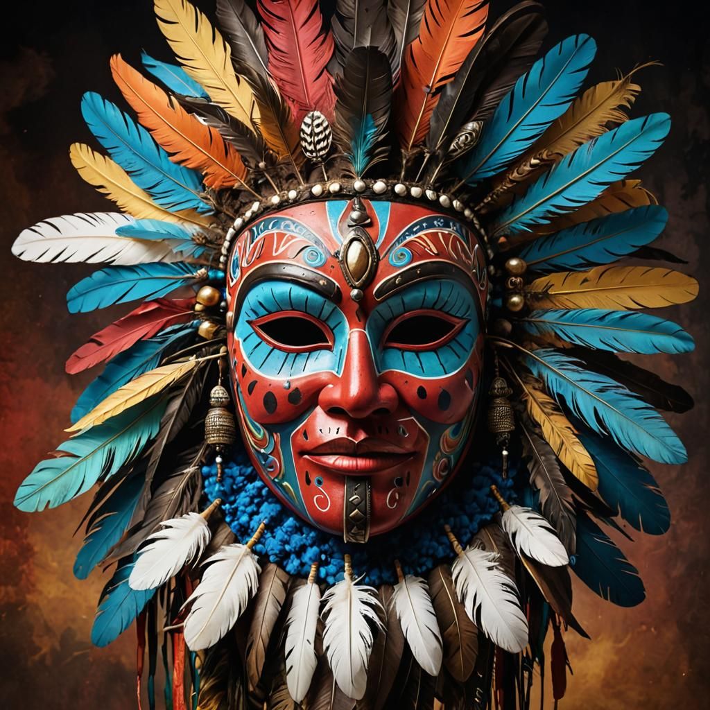 Tribal Mask  by @Thefallen