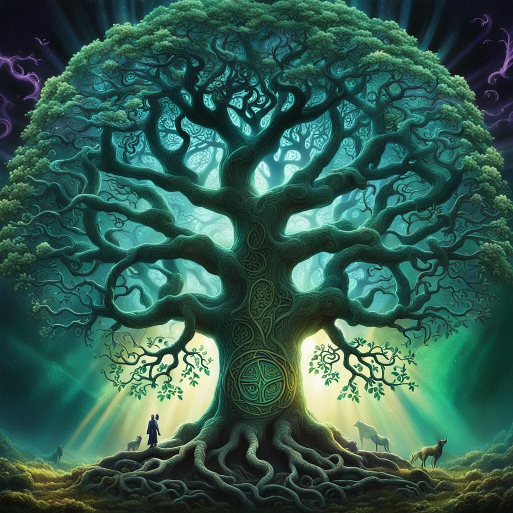  L'Arbre de Vie (Yggdrasil) :

  by @undefined
