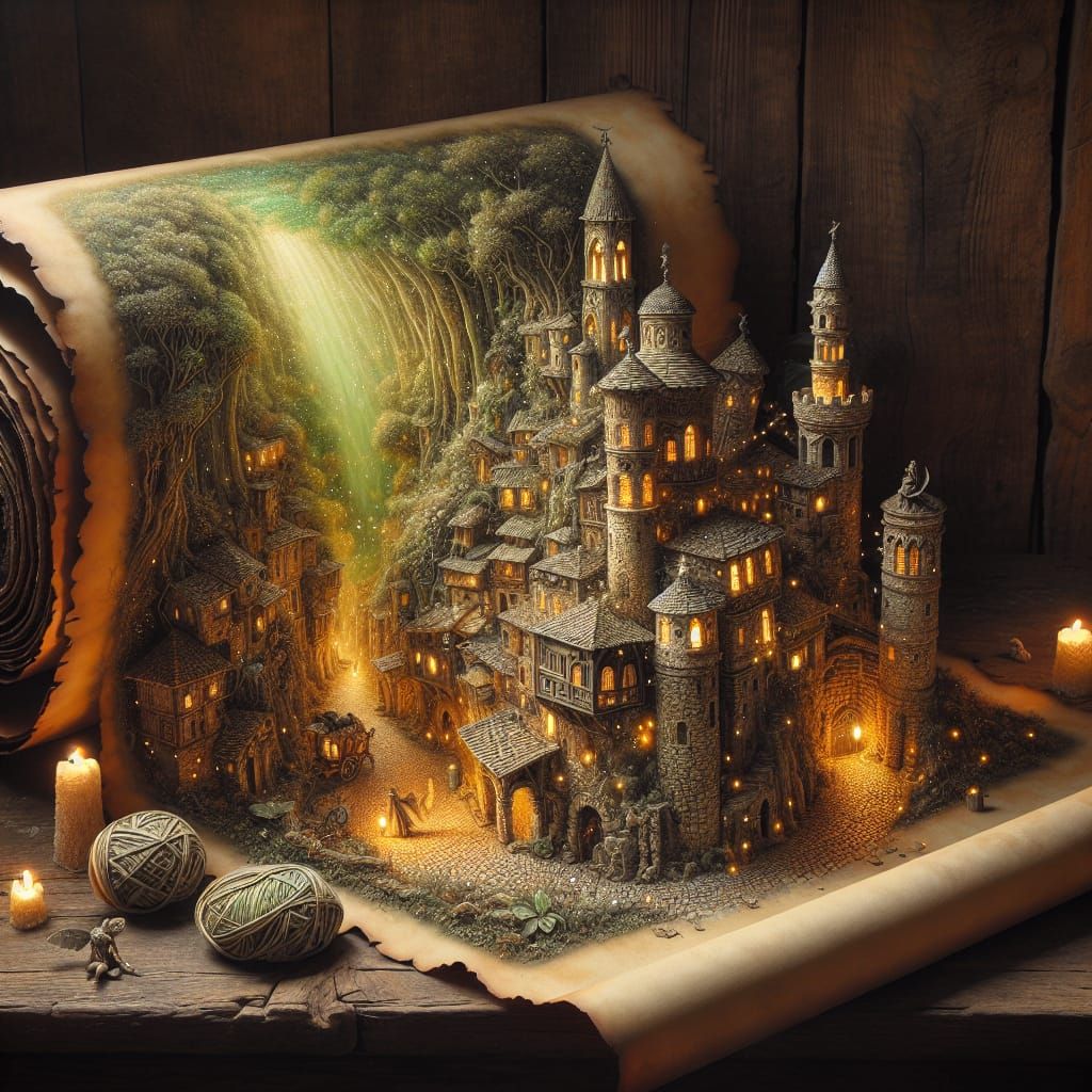 Enchanted Scroll  by @Kay