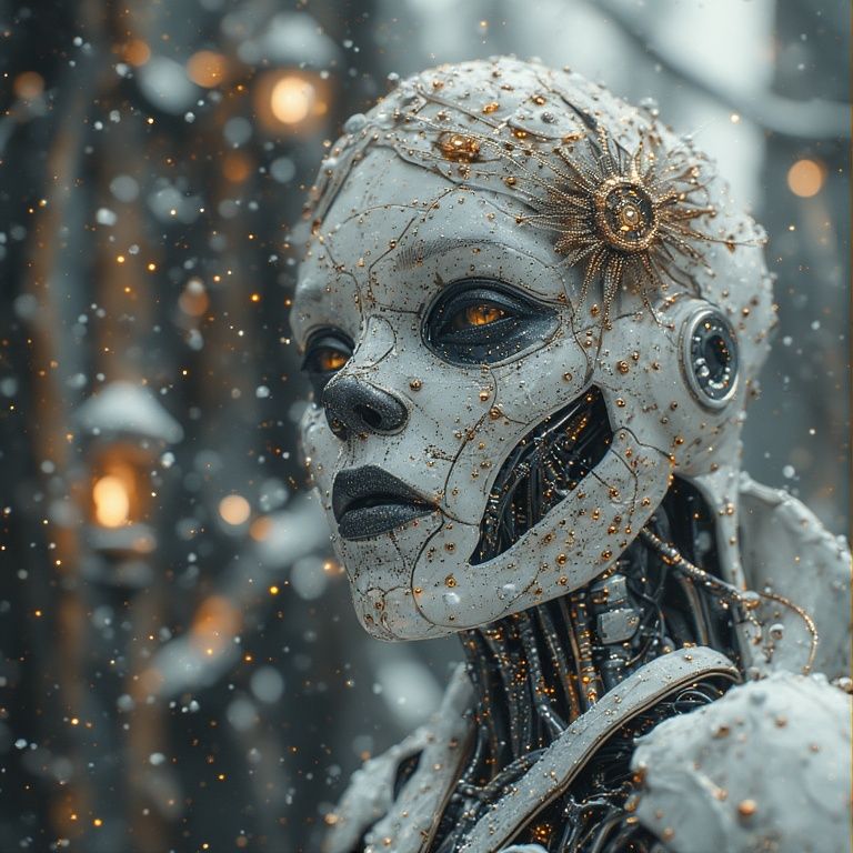 exotic humanoid female cyborg #4