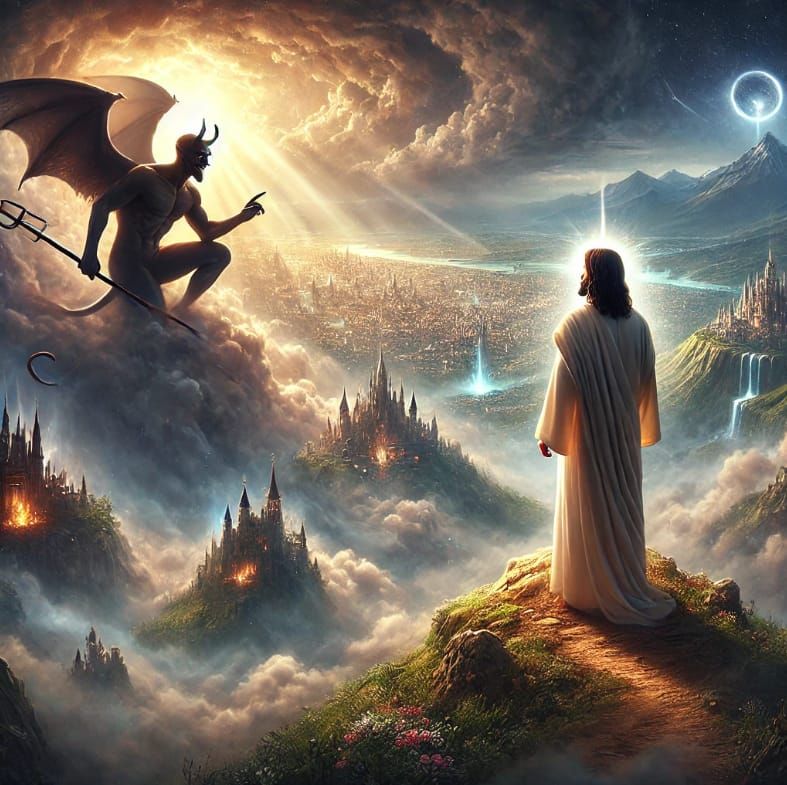 The Temptation of Jesus - Satan's offer to Jesus the Kingdom...