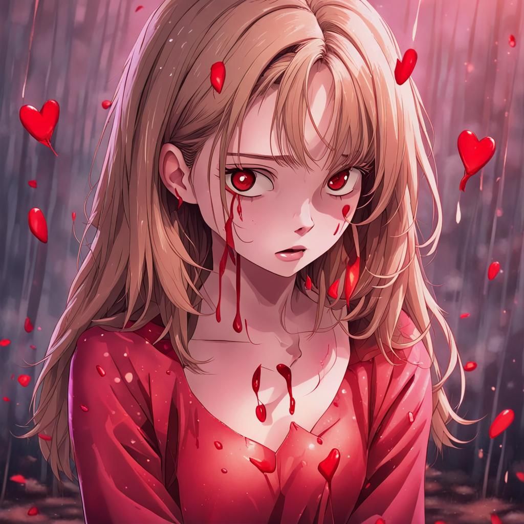 Conceptual Image of Heartbreak and Sorrow