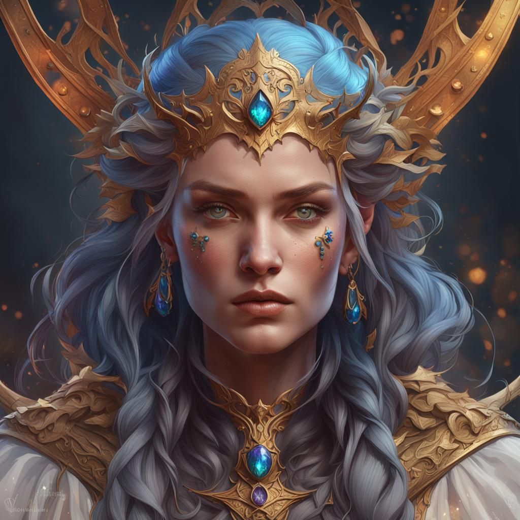 banshee medieval head and shoulders portrait, 8k resolution ...