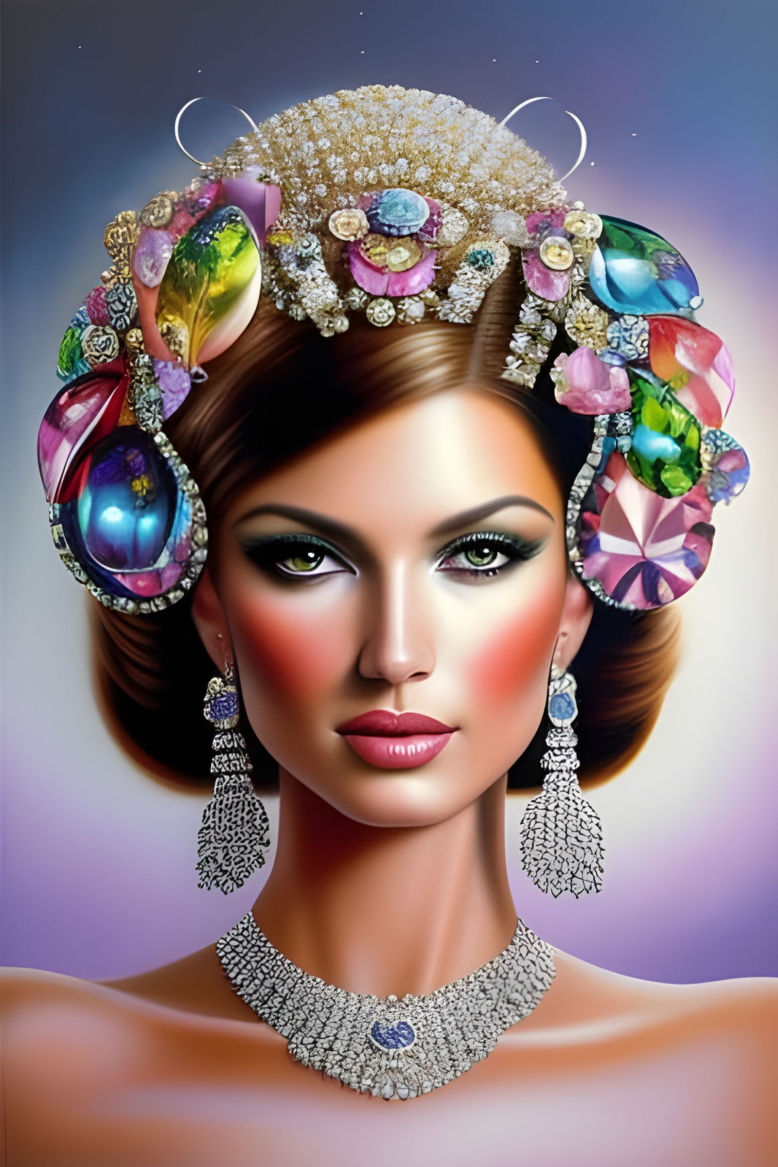 Precious Gemstone Hair