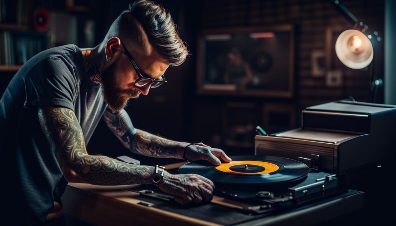 I Love the Smell of New Vinyl in the Morning  by @EmzMc