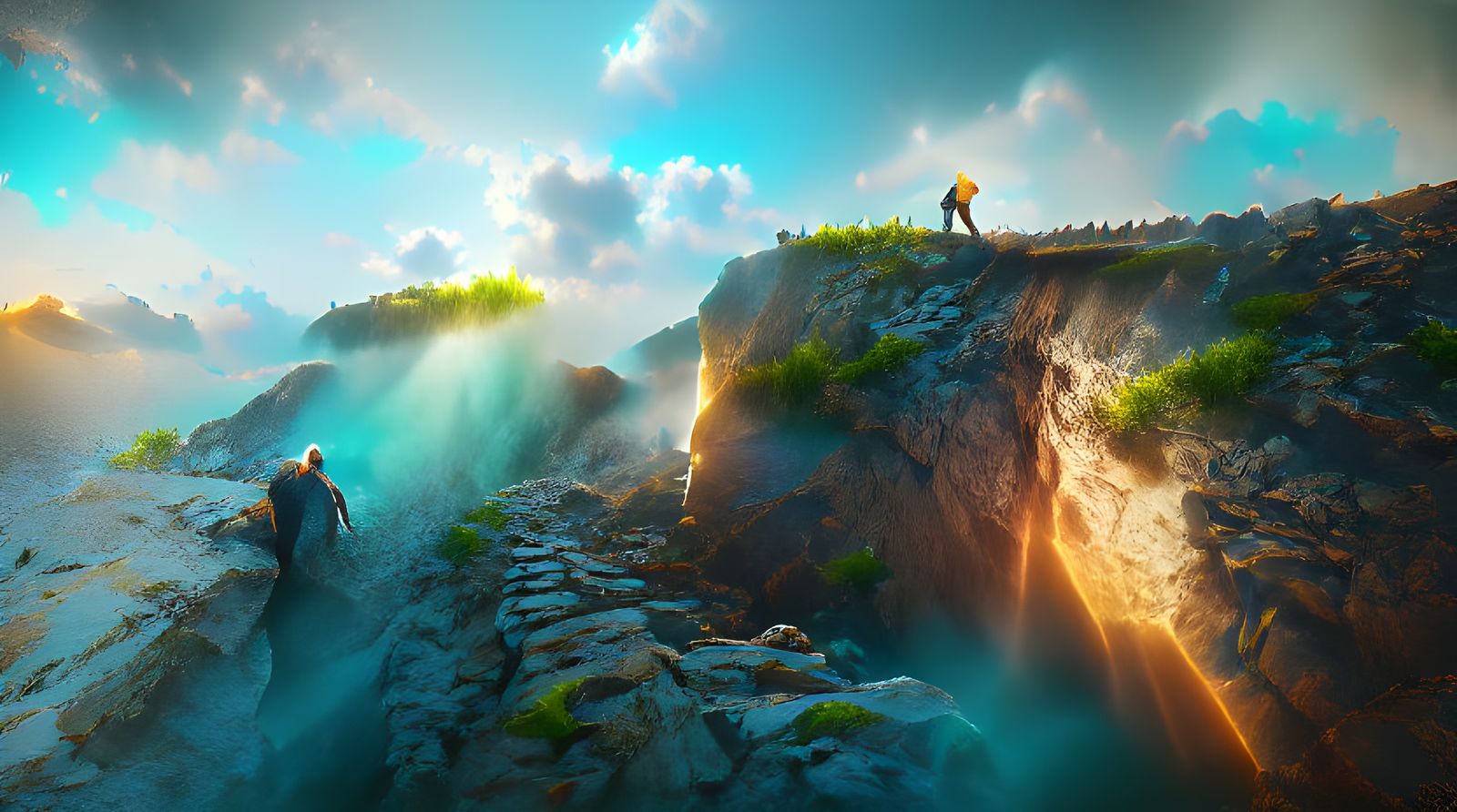 Cliff Leading Toward The End Of Time