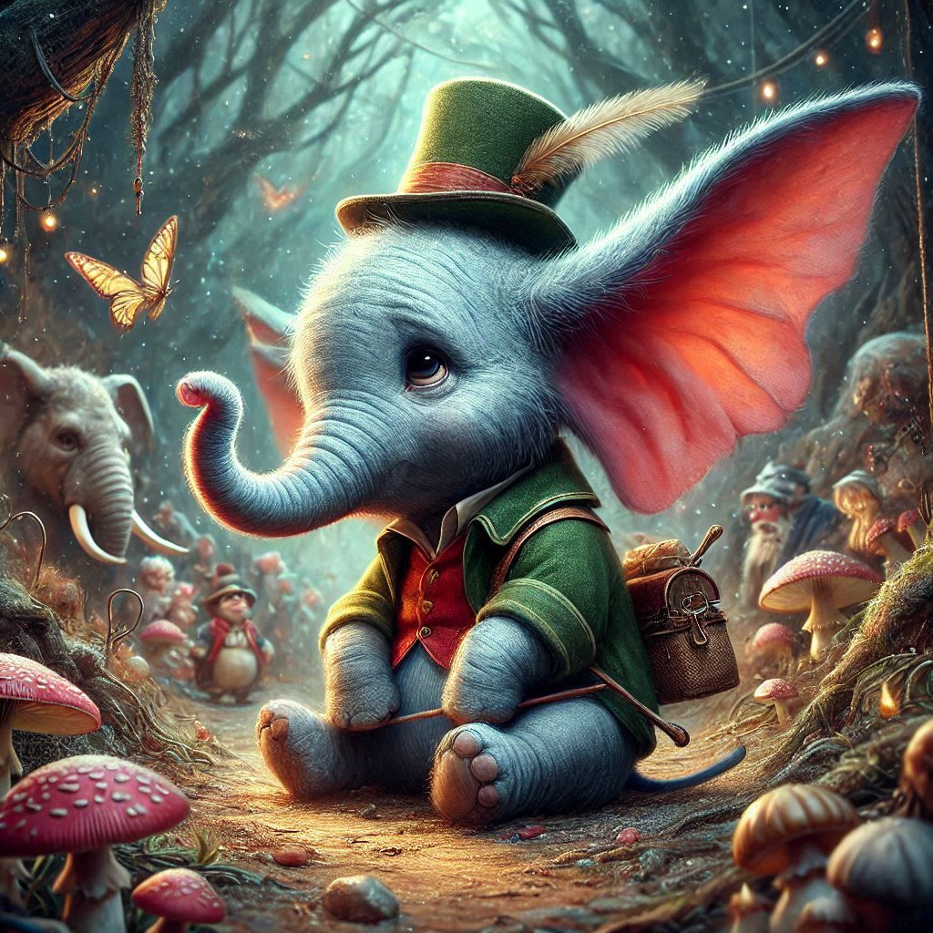 adorable fairy-tale fantasy creature portrait..