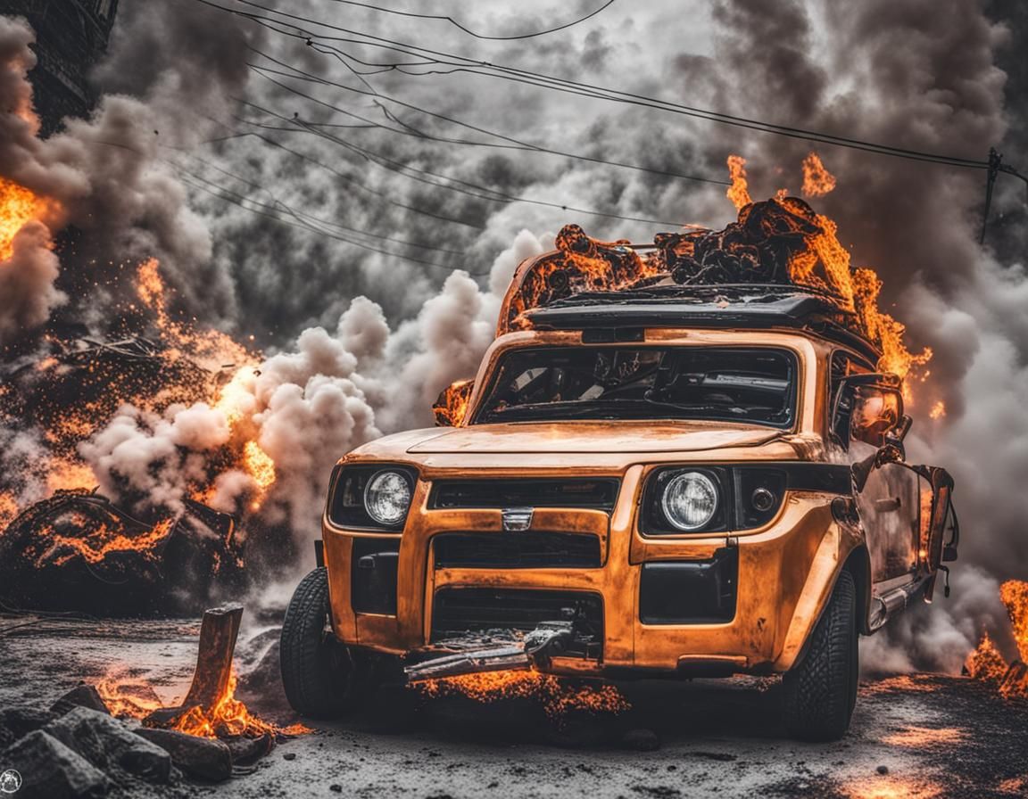 Collage of Warning and Hazard Symbols