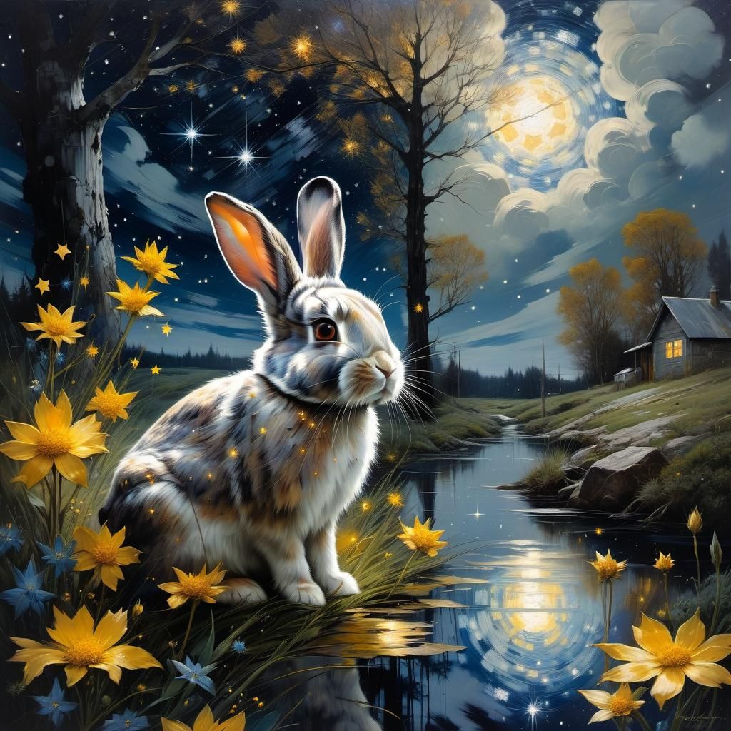 Rabbit  by @EveCrowe