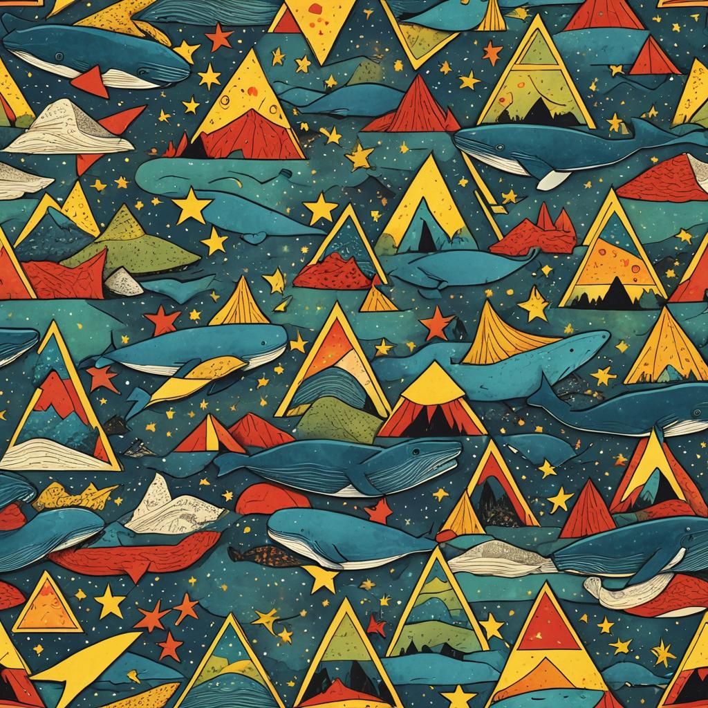 Penrose Triangle 
pop art
the path of the sixth sun
sleeping...