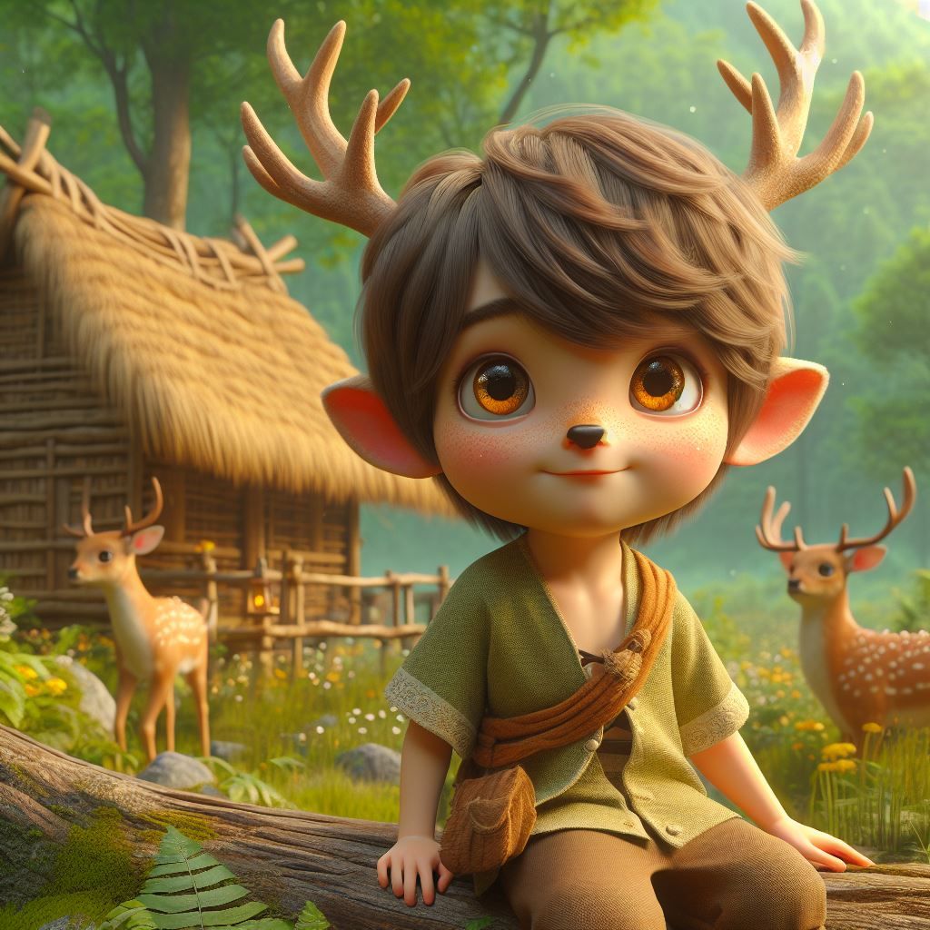 Human deer boy