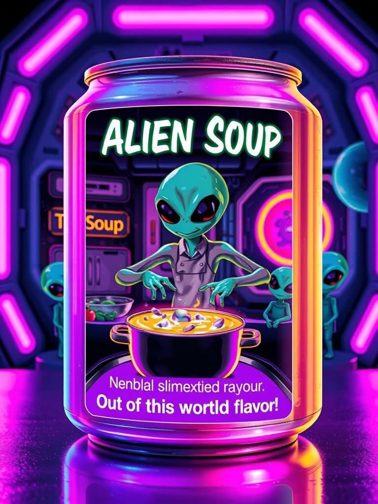 Alien Soup, Your Favorite Soup With a Out of This World Flavor   by @Yulia 