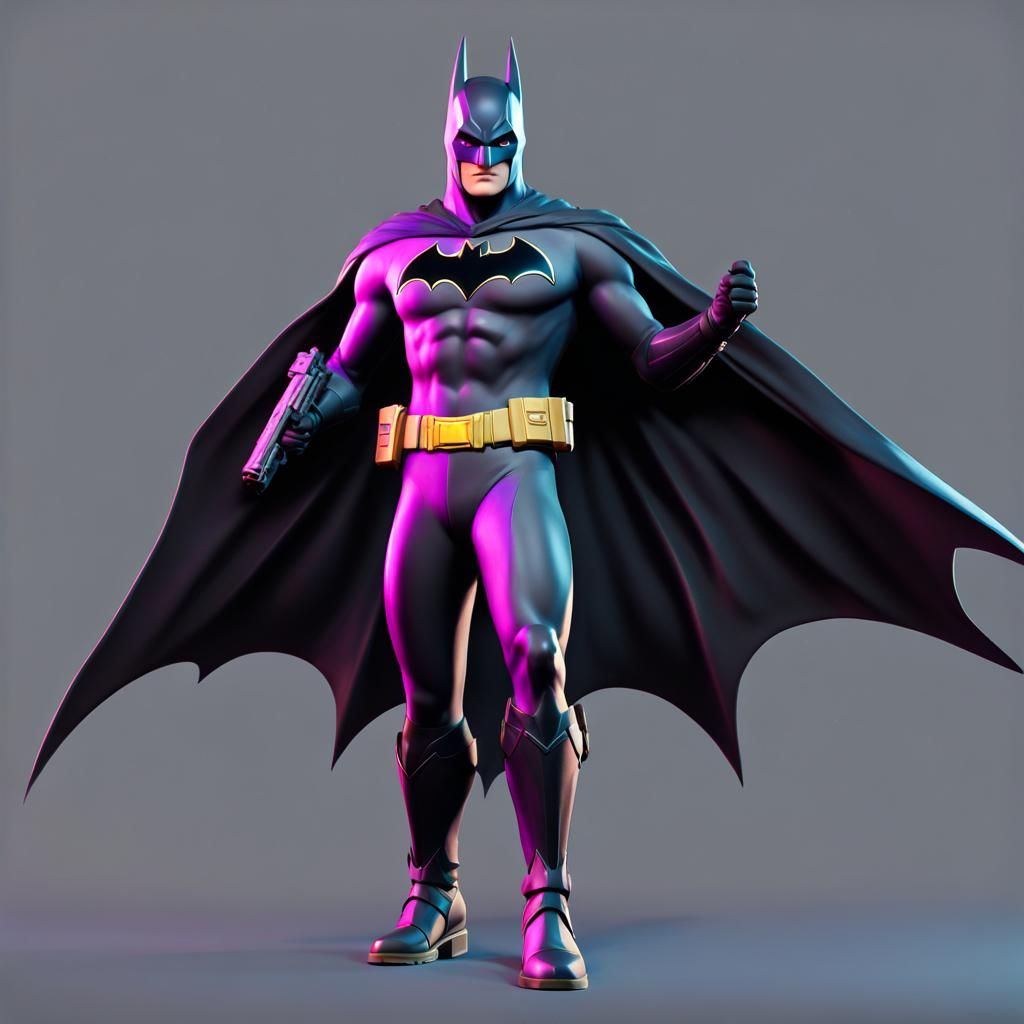 Fortnite skin, Batman examines a new science gadget? - AI Generated Artwork  - NightCafe Creator