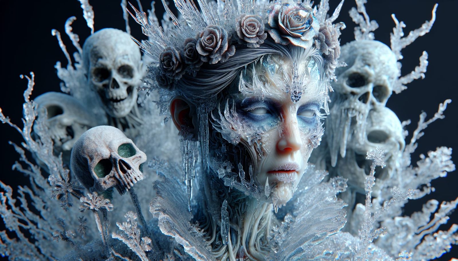 Gerzellia, The Undead Ice Queen  by @ThugCTC