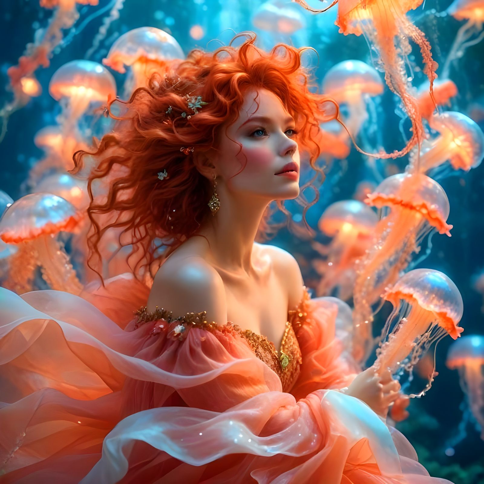 Coral Beauty  by @Gina Starr