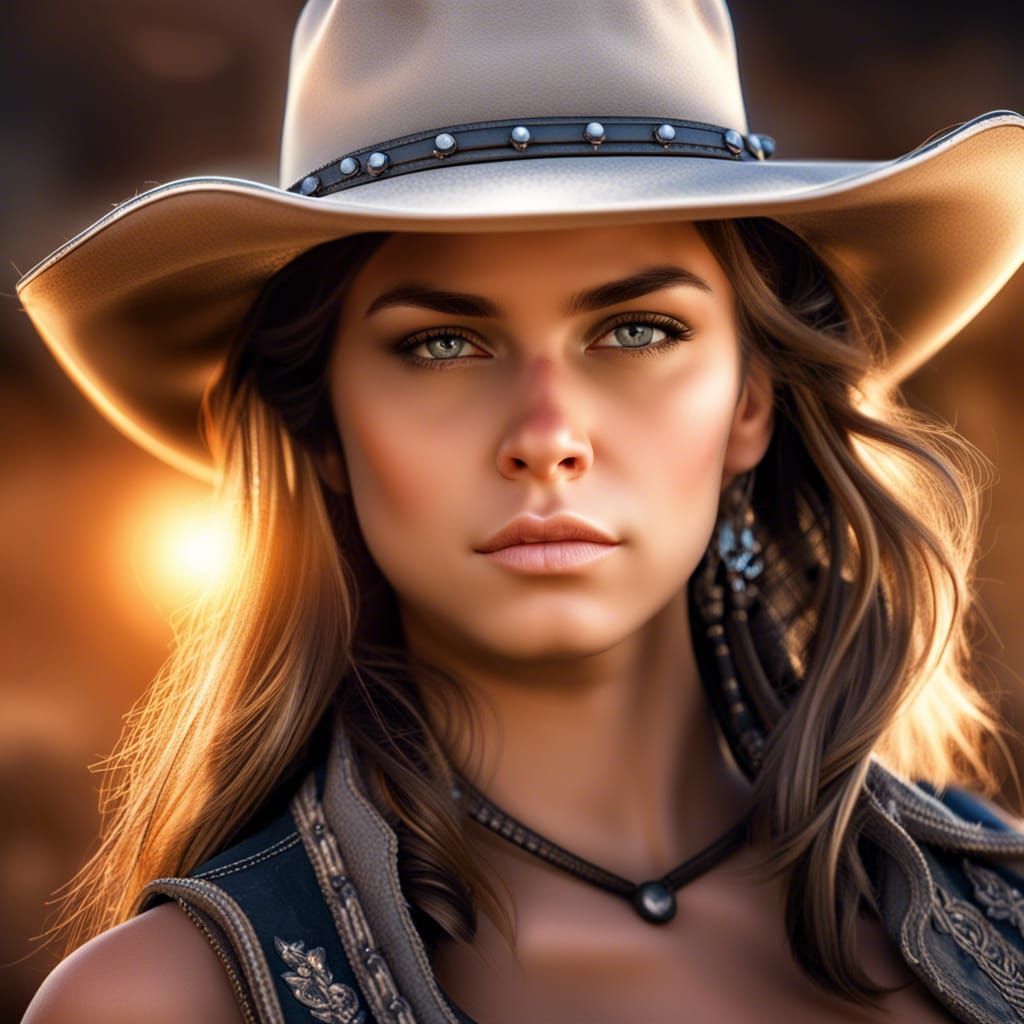 Cowgirl SDXL 0.9 - AI Generated Artwork - NightCafe Creator