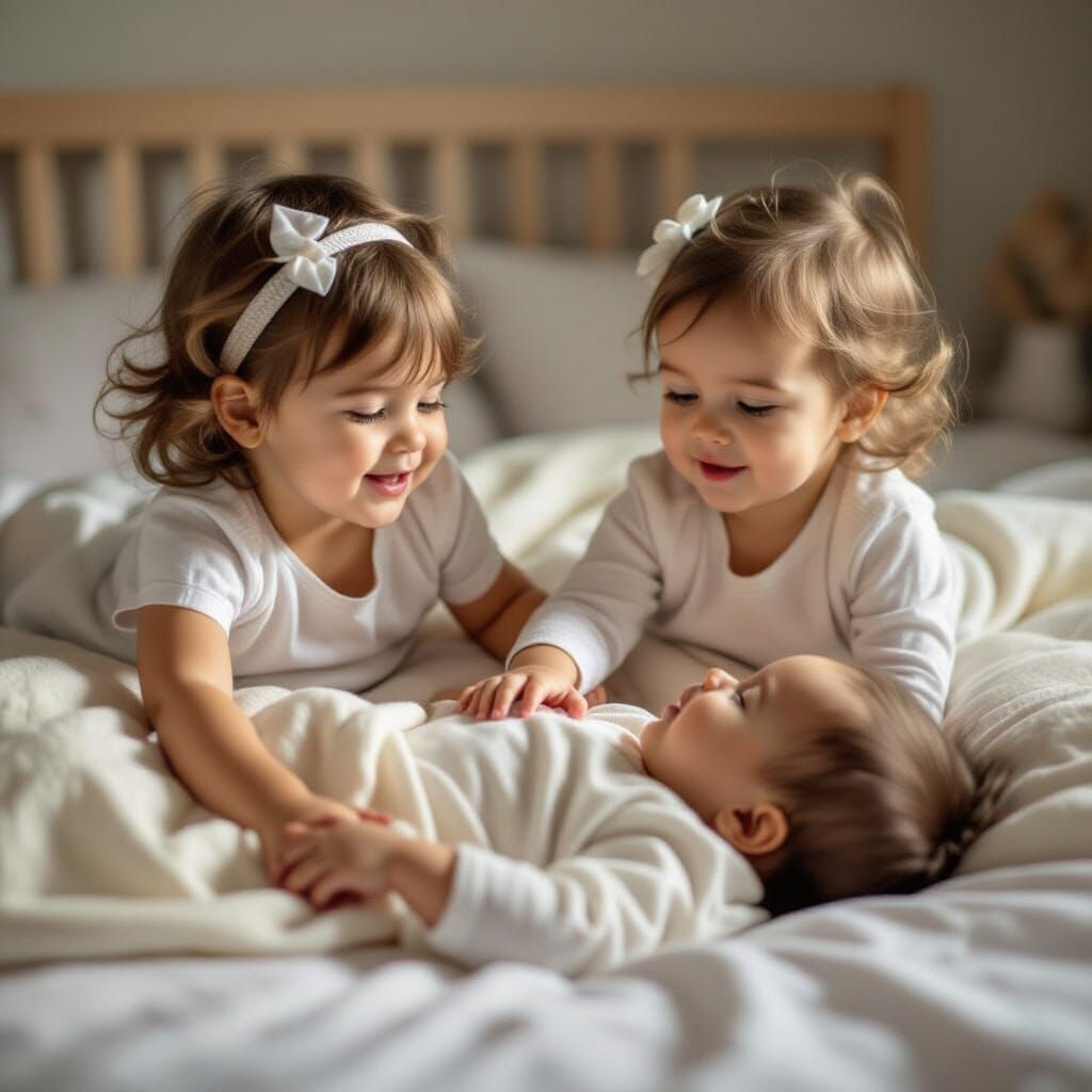 Cute Babies Playing and Sleeping